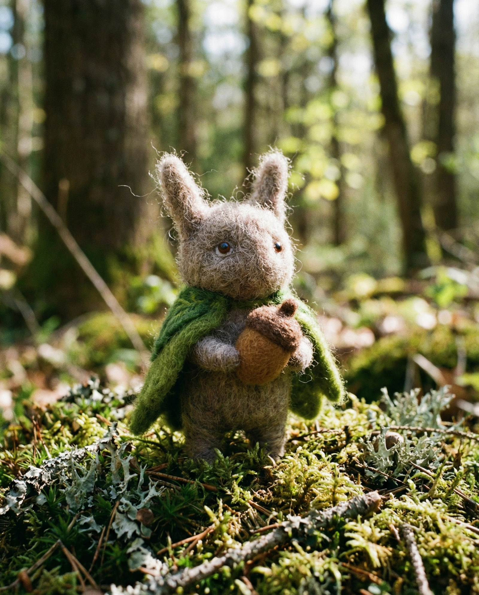 Whimsical Wool Forest Sprite