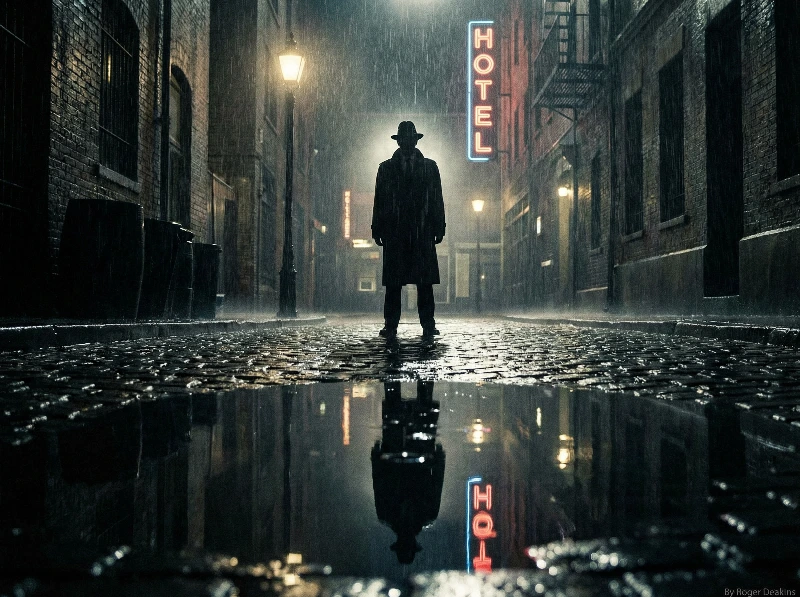 Rainy Alley Detective