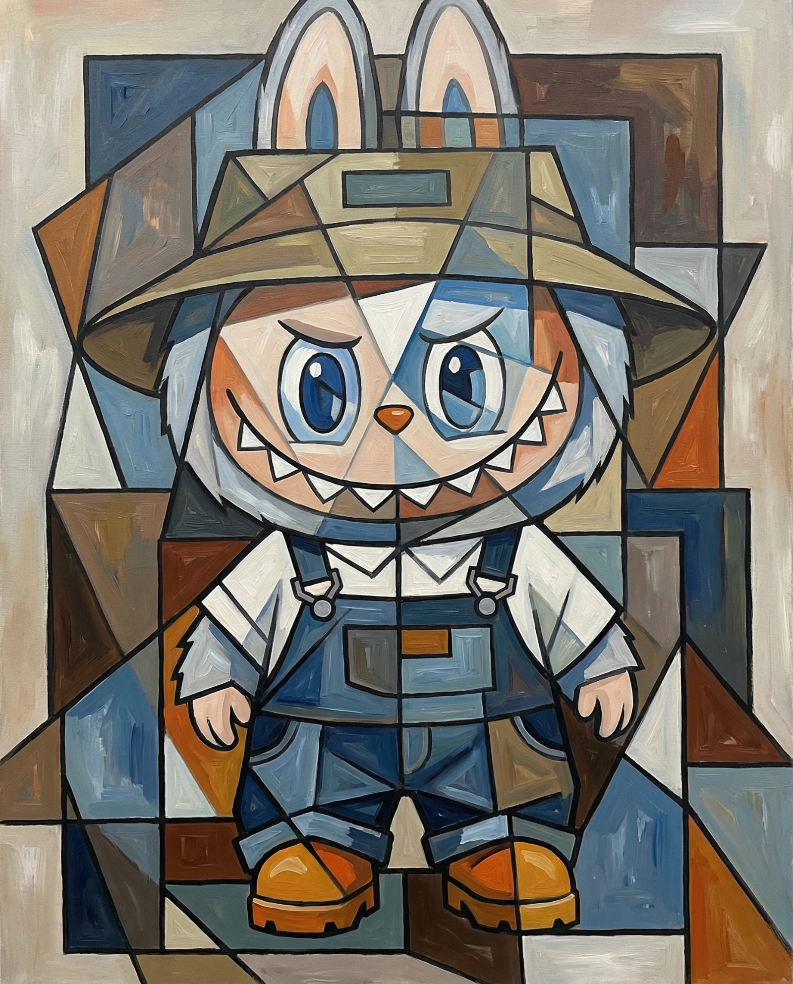 Cubist Picasso Portrait