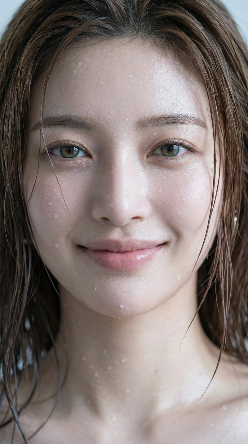 Nano Banana model generation of Ultra-Real Supermodel Closeup