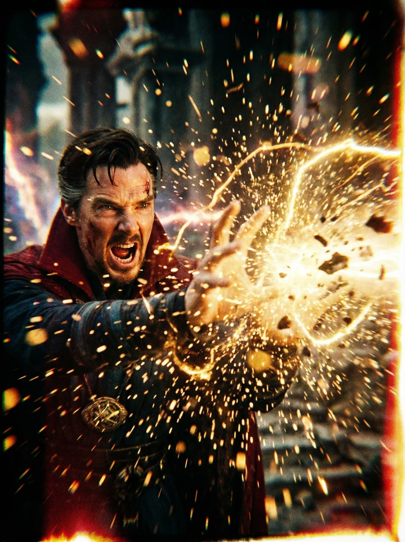 Nano Banana model generation of Frozen Spell Sorcerer