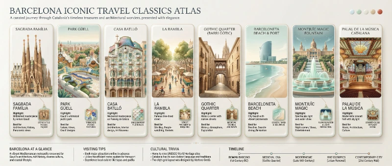 Barcelona Iconic Jade Atlas