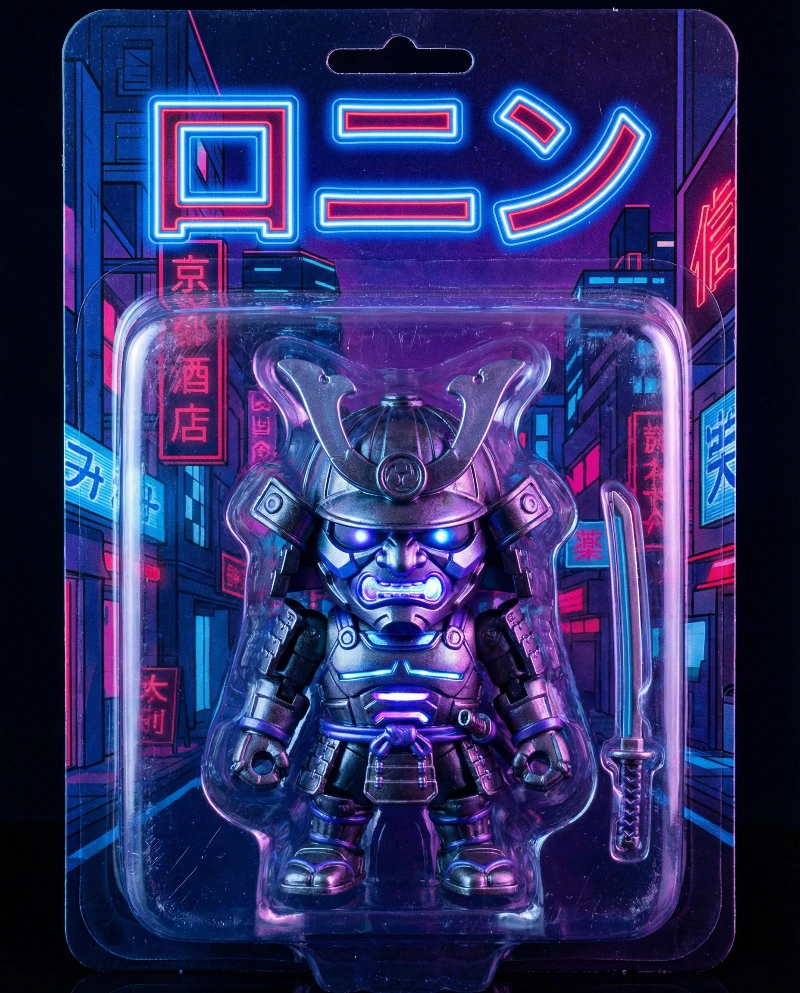 Neon Ronin Cyber-Samurai