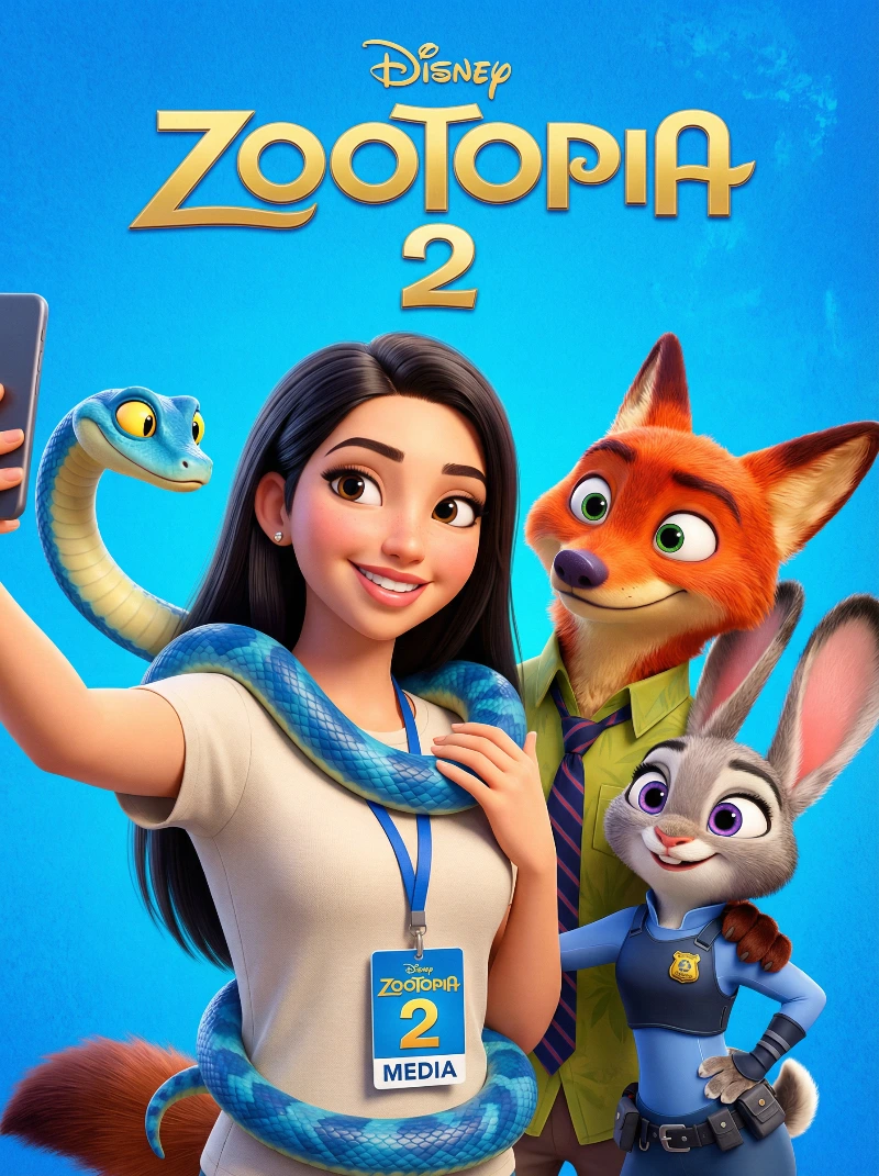 Zootopia 2 Selfie Fun, created using a Nano Banana Prompt