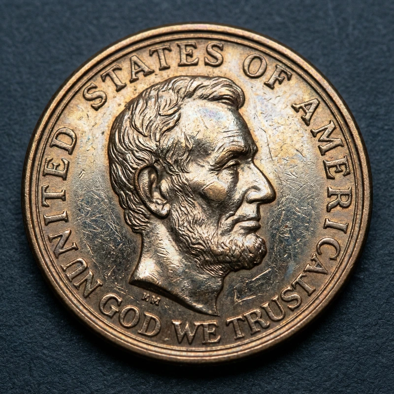 Realistic Lincoln Coin Portrait, created using a Nano Banana Prompt
