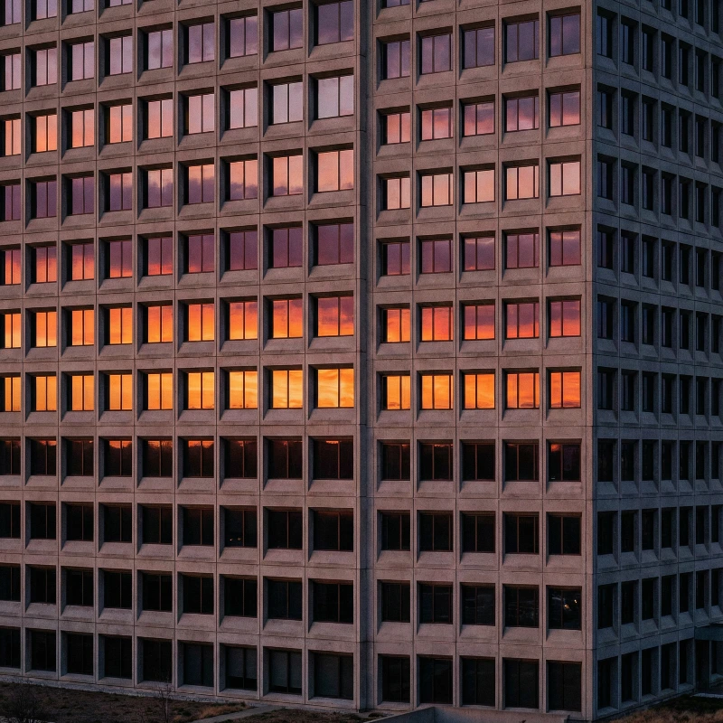 Isometric Brutalist Sunset, created using a Nano Banana Prompt