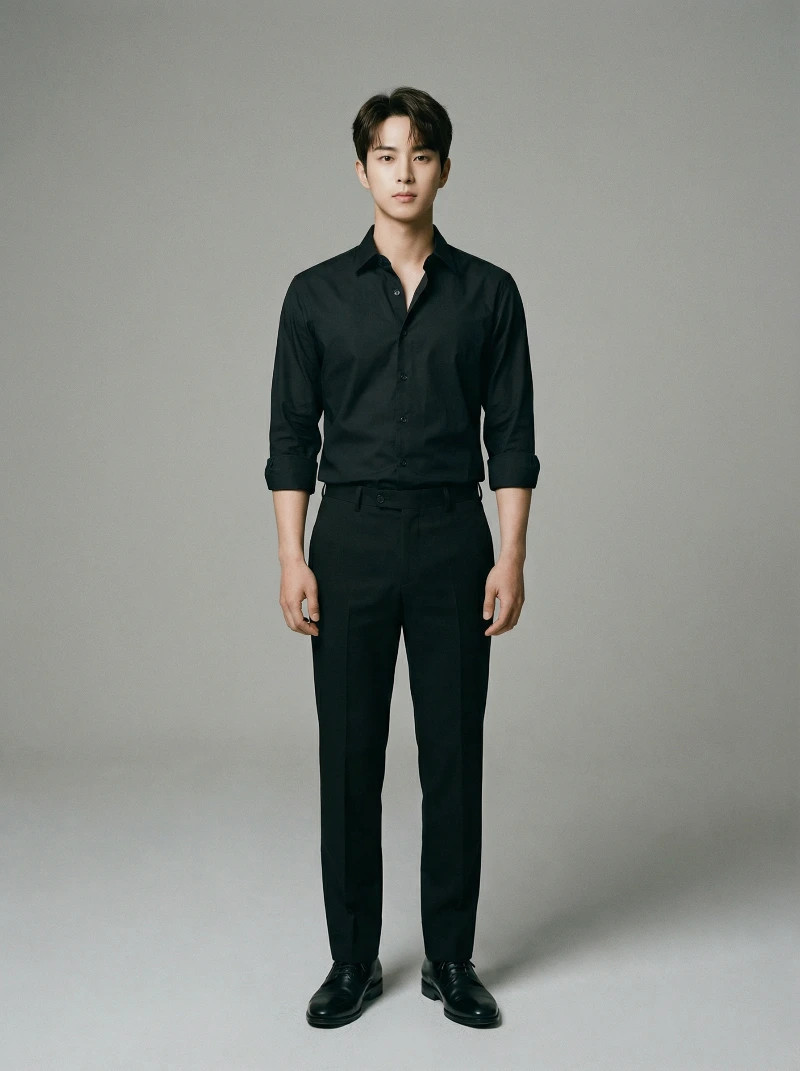 Ultra-Real Minimalist Male Port, created using a Nano Banana Prompt