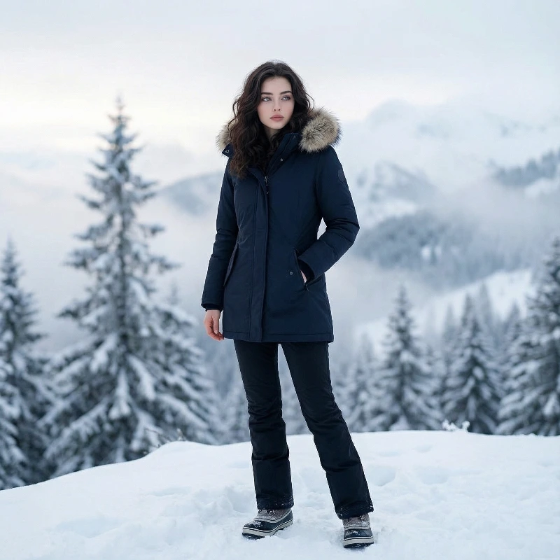 Cinematic Winter Fashion Portrait