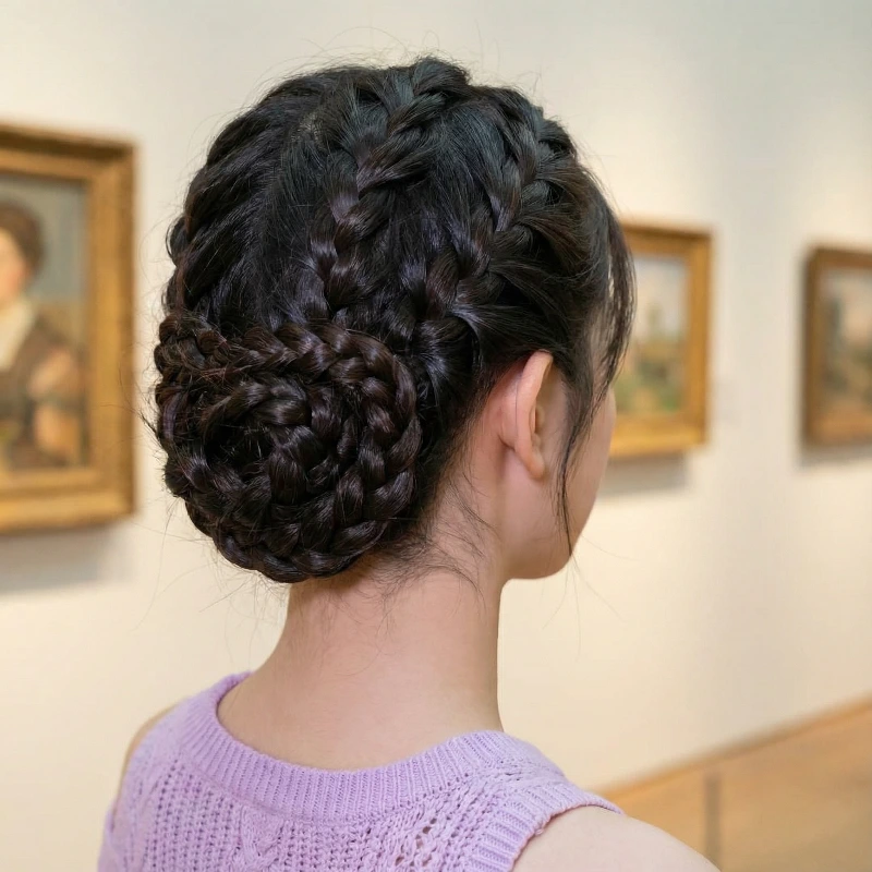 Intricate Braided Portrait