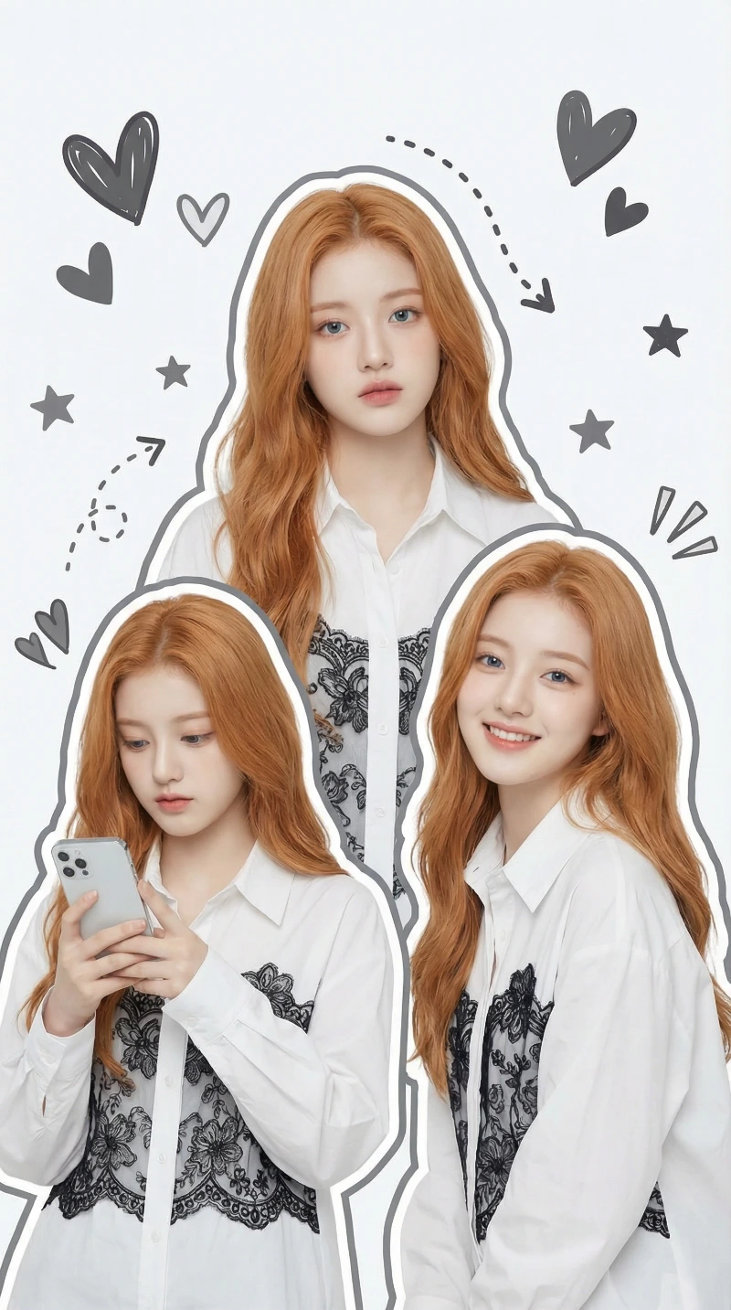 Soft Ginger Photocollage