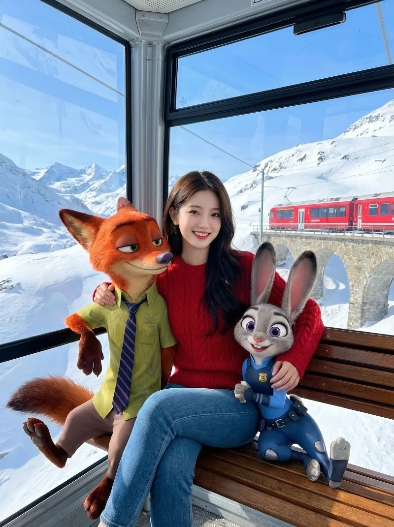 Alps Cable Car Fantasy