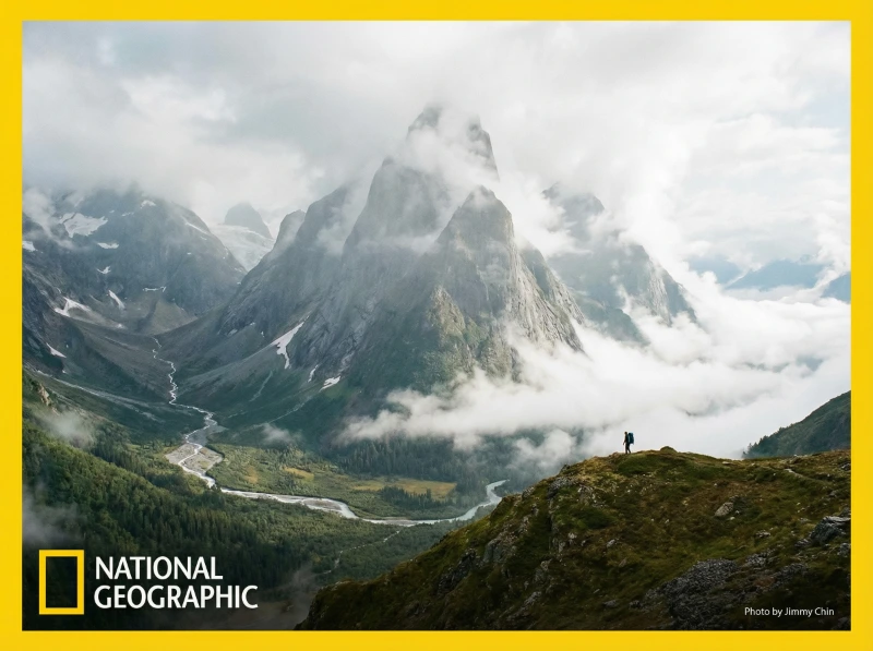 Misty Mountain Hiker, created using a Nano Banana Prompt
