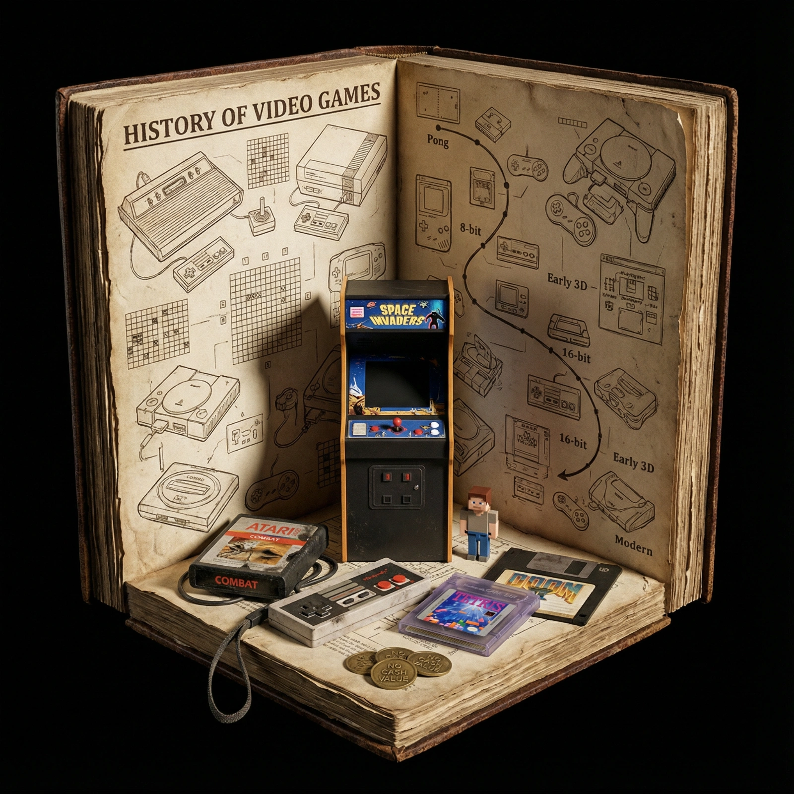 Game History Book Nook